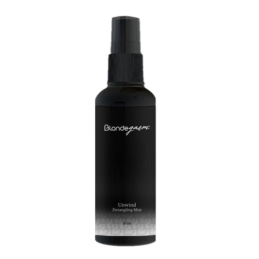 Unwind Detangling Mist – Lightweight Tangle Release with Argan + Rice Bran Oil | Blondegasm®