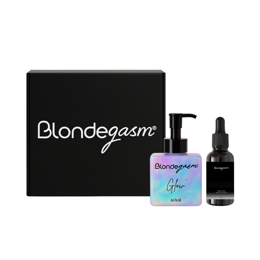 Glow & Gro Bundle - Shimmering Hair & Scalp Treatment Kit | Blondegasm®