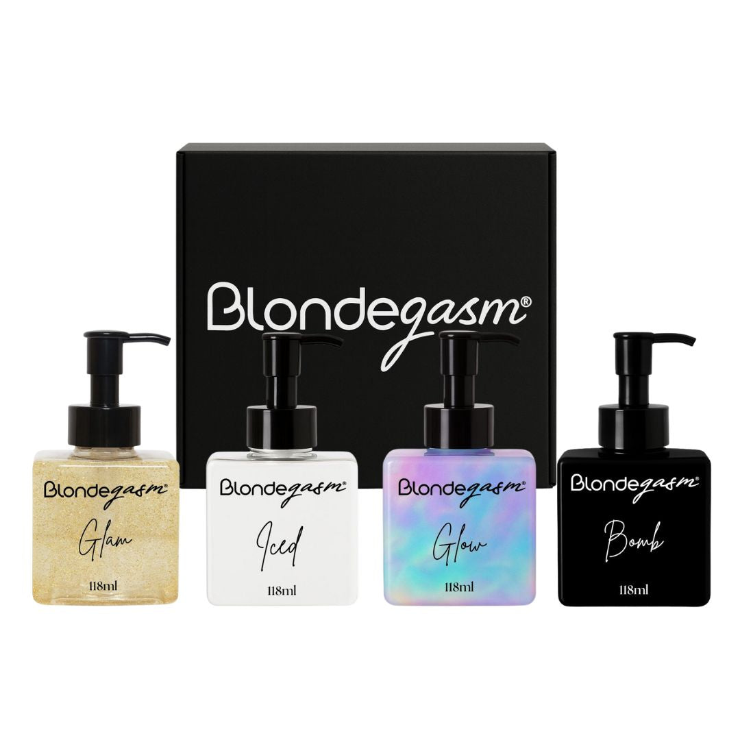 BOMB Box - Hair Treatment & Styling Kit for Blondes & Bronds | Blondegasm®