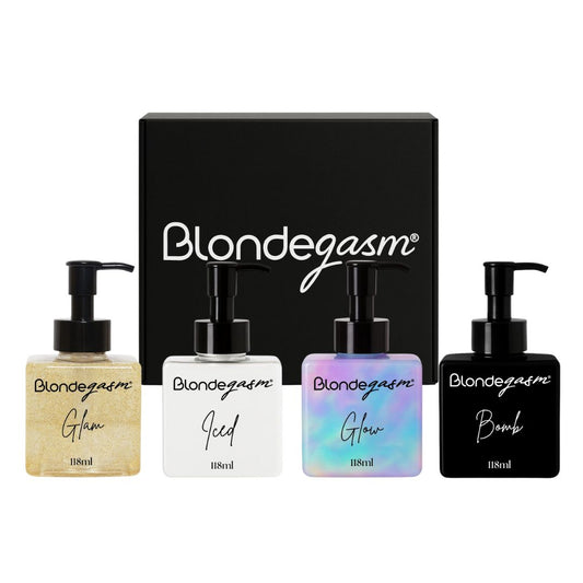 BOMB Box - Hair Treatment & Styling Kit for Blondes & Bronds | Blondegasm®